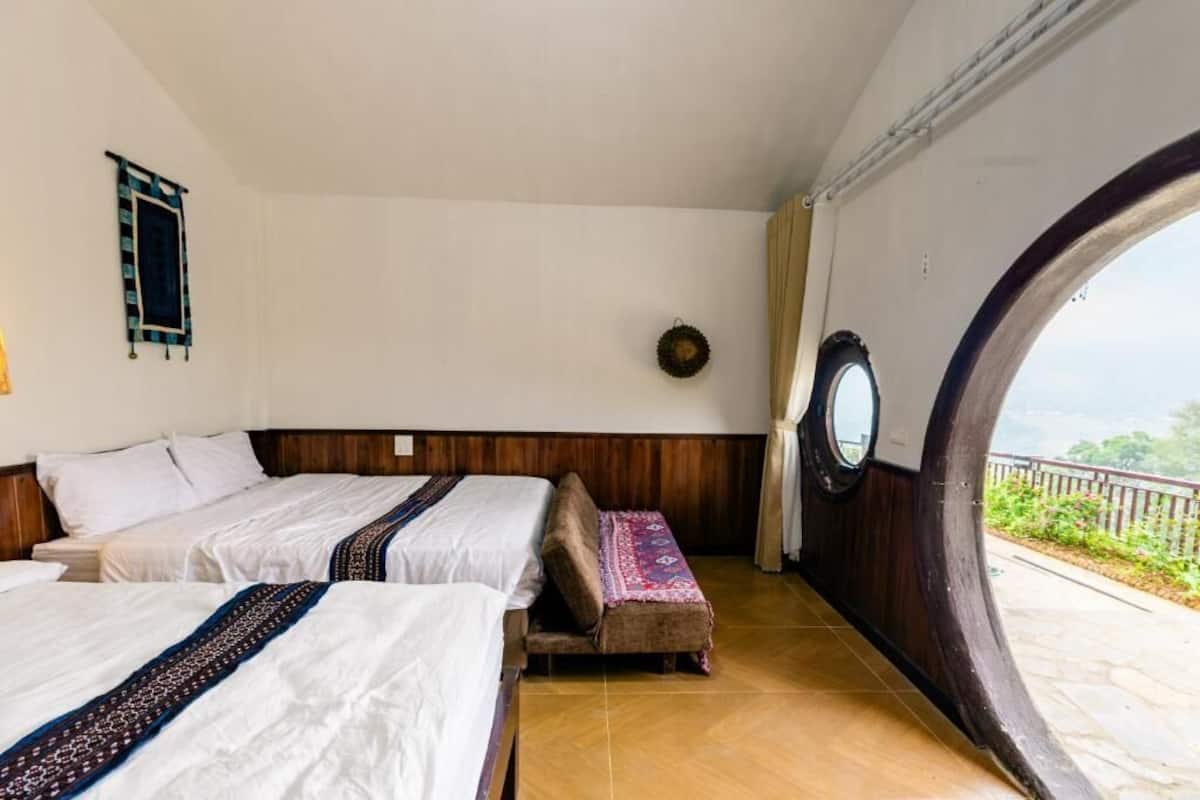 Standard Double Room, Balcony, Mountain View | Desk, blackout drapes, WiFi (free)