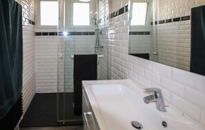 Shower, hair dryer