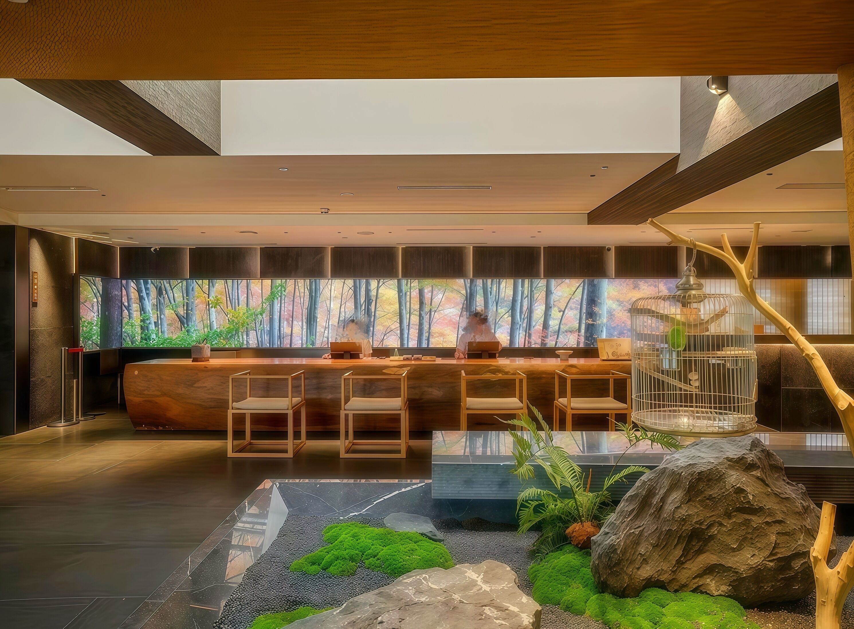 Lobby sitting area