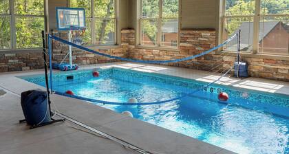 NEW! Private Indoor Pool! Hot Tub! Tall Timbers!