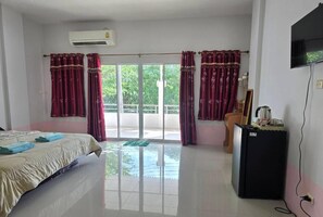 ห้องดีลักซ์, วิวสวนสาธารณะ | โต๊ะทำงาน, Wi-Fi ฟรี