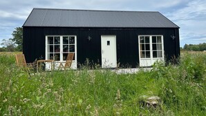 Luxury-Ferienhütte, eigenes Bad, Blick auf den Innenhof (Cabin No. 5) | Aussenbereich