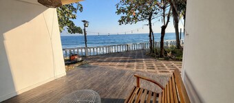 Beachfront 2-bedroom condo in La Libertad.