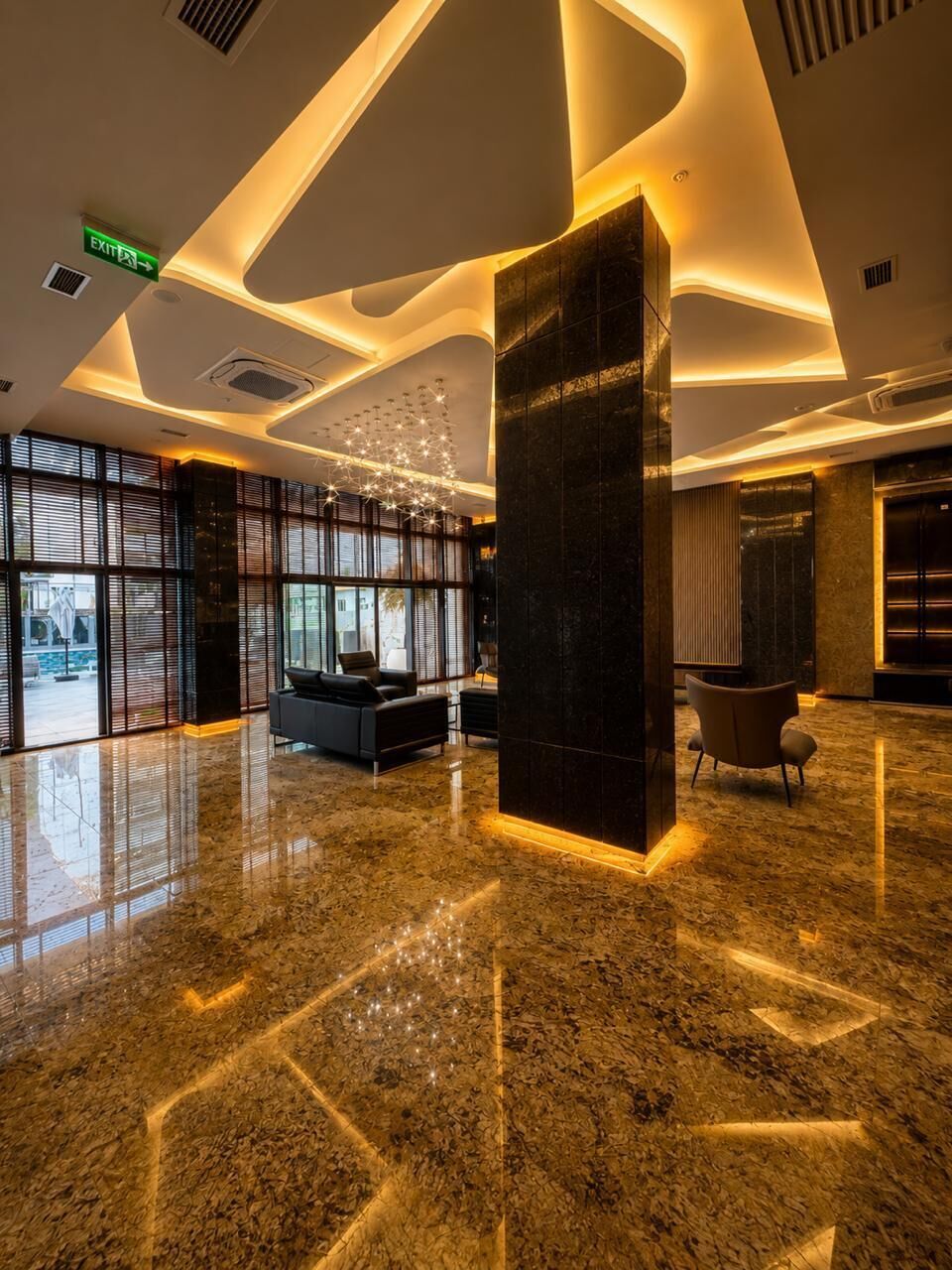 Sitzecke in der Lobby