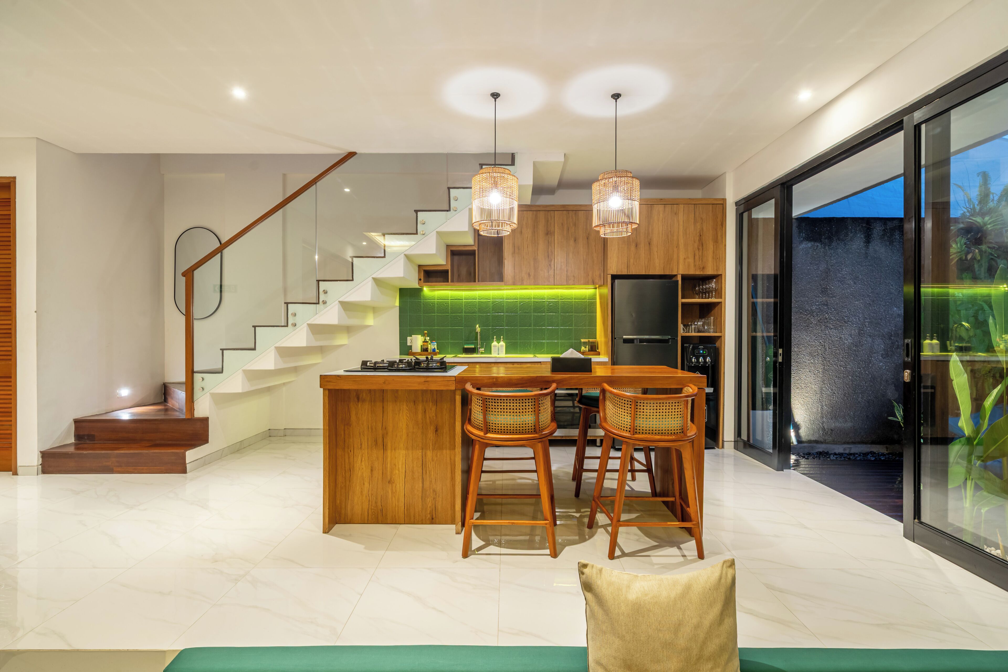 Villa, 2 habitaciones, no fumadores, piscina privada | Cocina privada