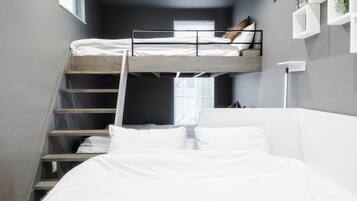 1 bedroom, desk, WiFi (free), bed sheets