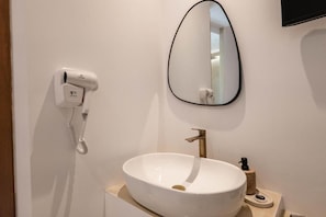 Chambre Double, vue montagne | Salle de bain