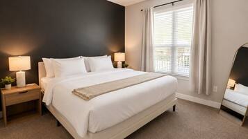 2 bedrooms, desk, iron/ironing board, WiFi