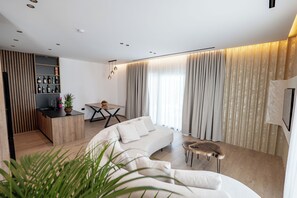 Classic Double Room, Balcony, Beach View | Living area - Villa Epic (Berdenesh)