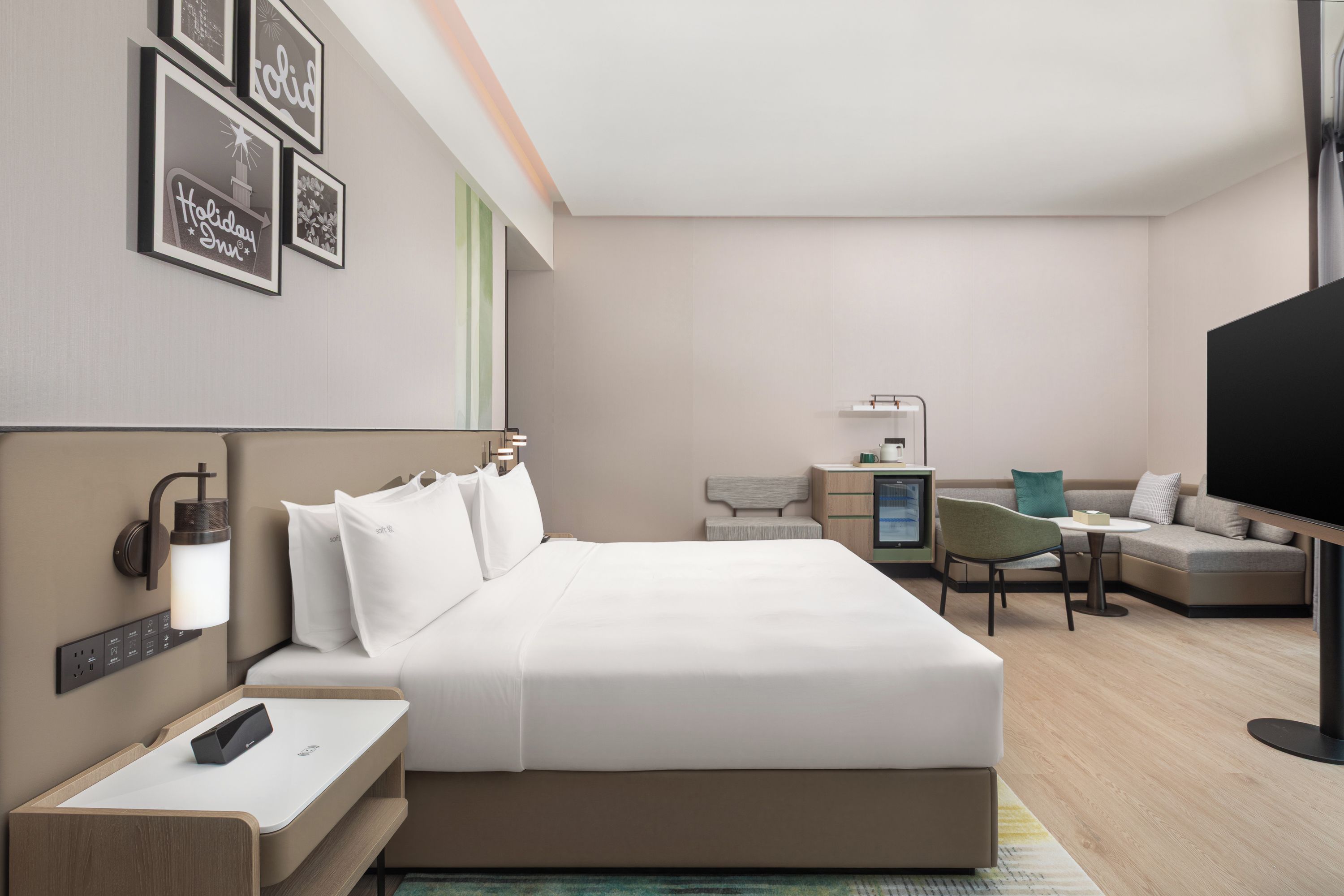 Quarto premium, 1 cama King e sofá-cama | Wi-Fi de cortesia