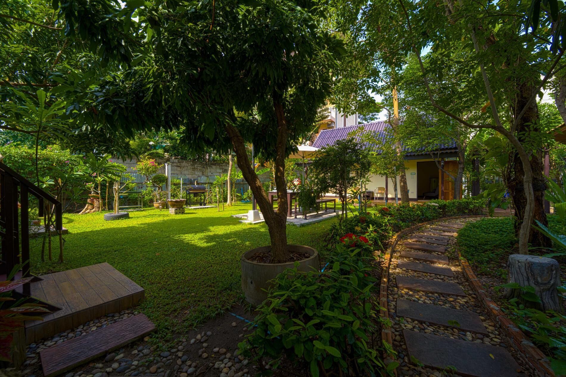 Villa superior, vistas al jardín | Jardines del alojamiento