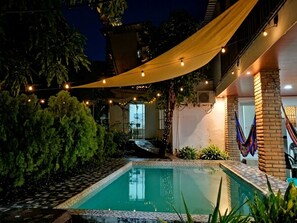 Outdoor pool - Karol's Place – Surf & Chill | With Private Pool, Wi-Fi, Just Steps from the Beach ⭐ (El Zonte)
