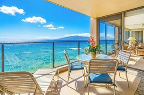 Outdoor dining - Mahana | 4 Oceanfront Villas, Sleeps 14 | Car Incl. w/ 6+ Nights | ML-4211 by KBM (Lahaina)