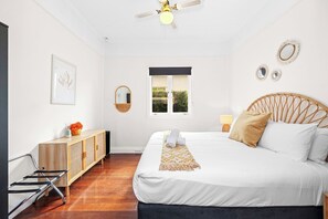 Retreat to this beautifully curated, light-filled bedroom designed with ultimate relaxation in mind. - Classic Australian Charm (East Victoria Park)