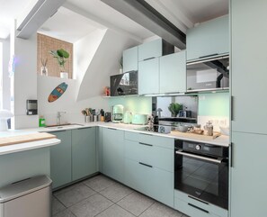 Private kitchen - Little Hawaii•Private Spa•Beach within walking distance•Terrace (Le Havre)