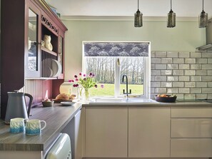 Private kitchen - Historic Mill Cottage in North Devon (Exeter)