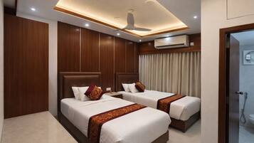Double or Twin Room, City View | Blackout curtains, free WiFi