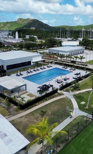 Pool - Cozy 2-bedroom house in amazing Jolly Harbour with AC (Jolly Harbour)