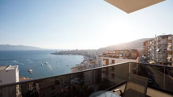 Appartamento Deluxe, balcone, vista mare | Balcone