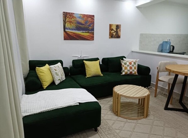 Living area - J & M Homes 2 bedroom unit (Naivegas apartment) (Naivasha)