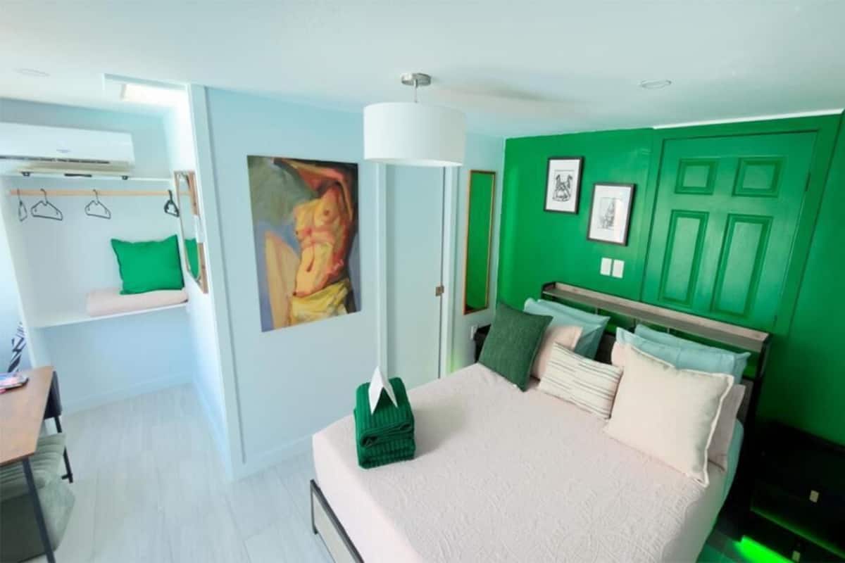 Habitación doble de lujo, solo para hombres, patio, vista al jardín | Vista desde la habitación