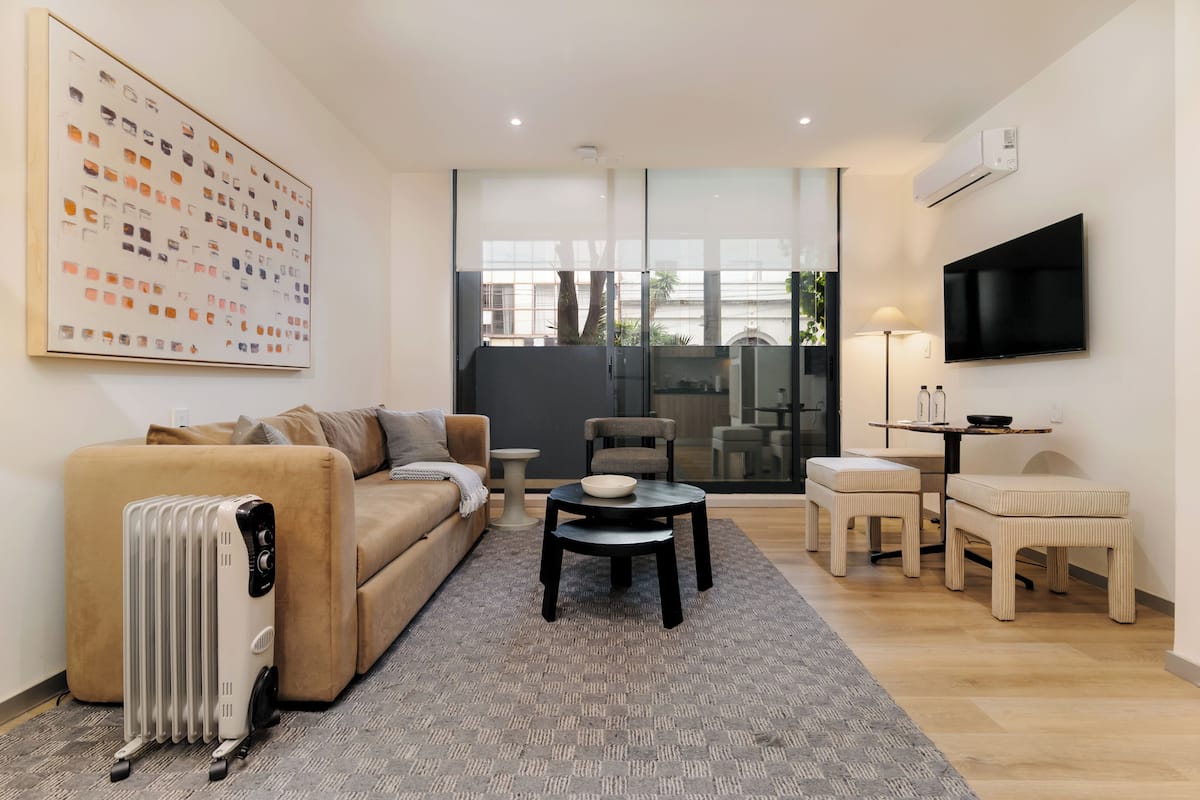 Comfort-Apartment, 1 Schlafzimmer, Klimaanlage | Wohnzimmer