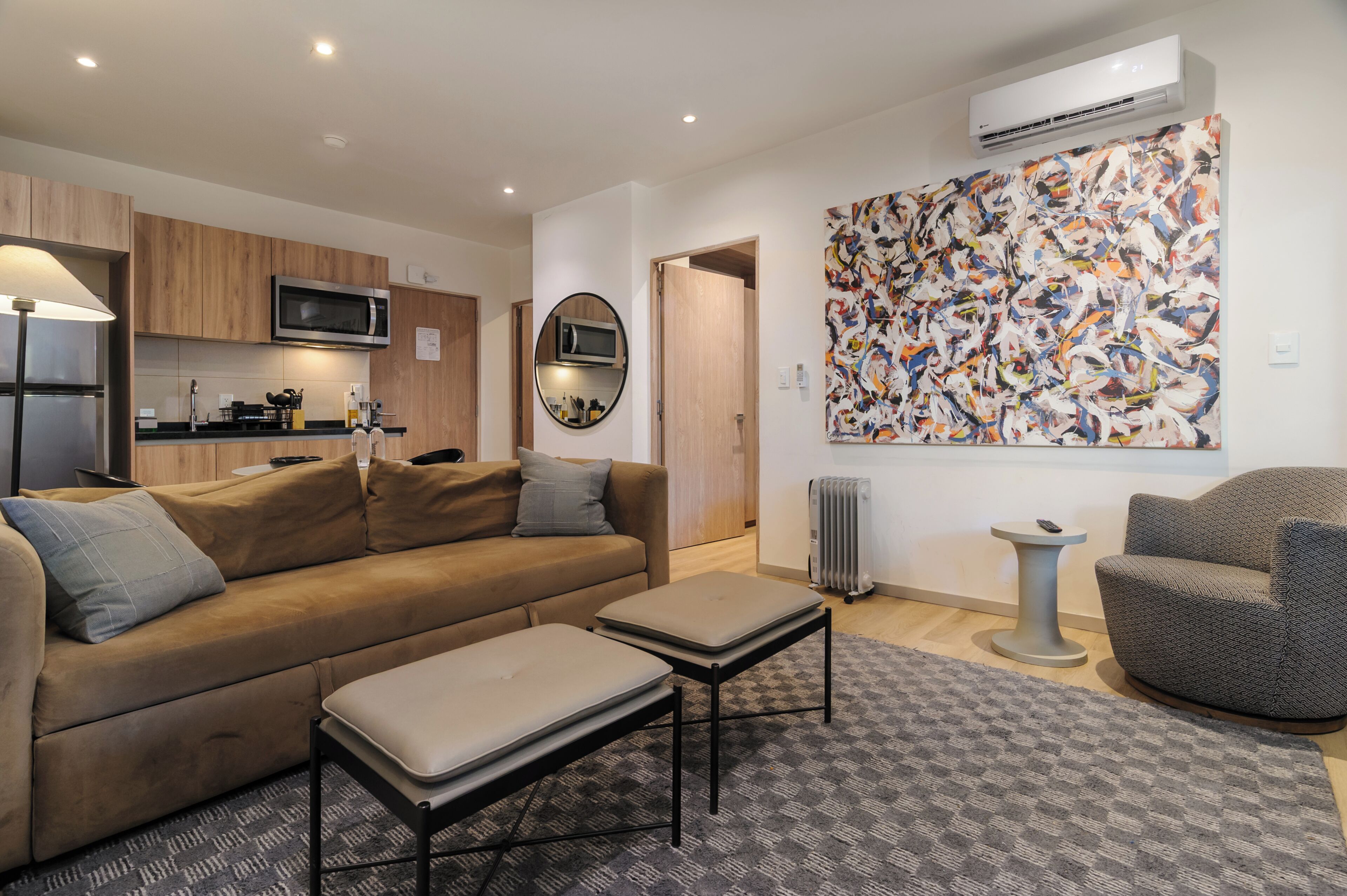 Appartamento Gallery, aria condizionata | Soggiorno | Smart TV 43 pollici con canali digitali, pavimenti riscaldati