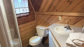 Douche, serviettes fournies