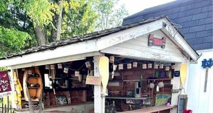 Backwater Lake Cottage | Tiki Bar & Paddleboat