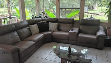 Smart TV, books, stereo, computer monitors