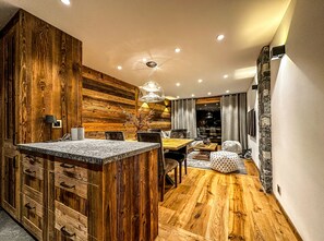 Dining - Adorable 3-bedroom apartment in Val de Bagnes perfect for relaxing (Val de Bagnes)
