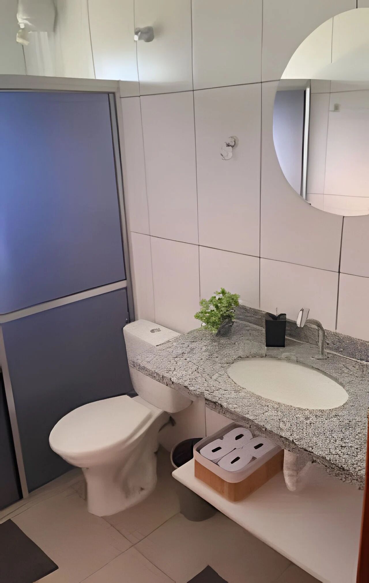 Casa família, vista para o jardim | Banheiro