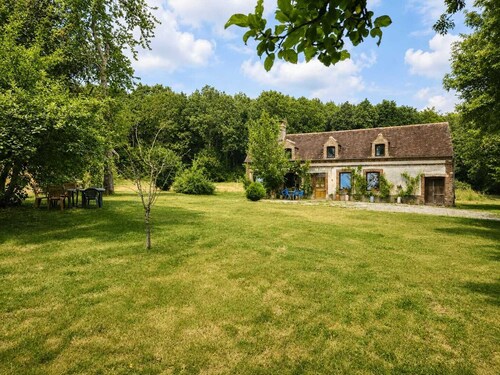 Traditional farmhouse surrounded by forests and fields • Horses Welcome