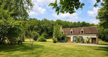 Traditional farmhouse surrounded by forests and fields • Horses Welcome