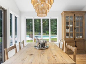 Dining - 3‑Acre Weston Retreat w/ Pool & Basketball Court (Weston)