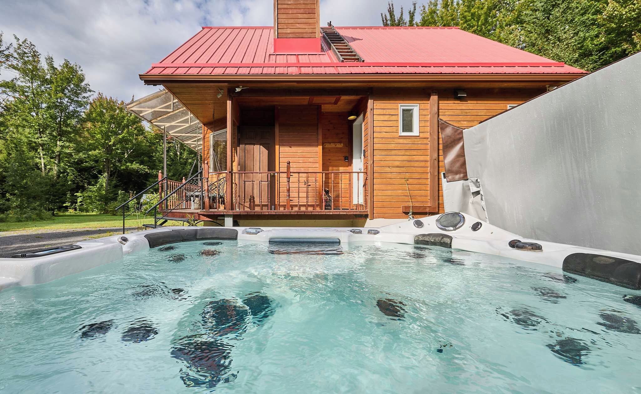 Bain à remous extérieur