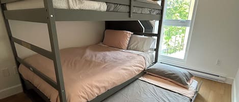 3 habitaciones, wifi y ropa de cama