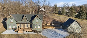 Spacious 5BR Retreat w Game Room, Huge Drive & Private Setting