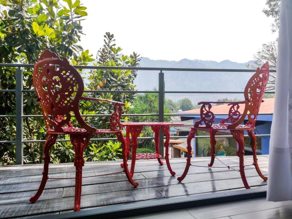 豪華客房, 陽台, 山景 | 室外用餐