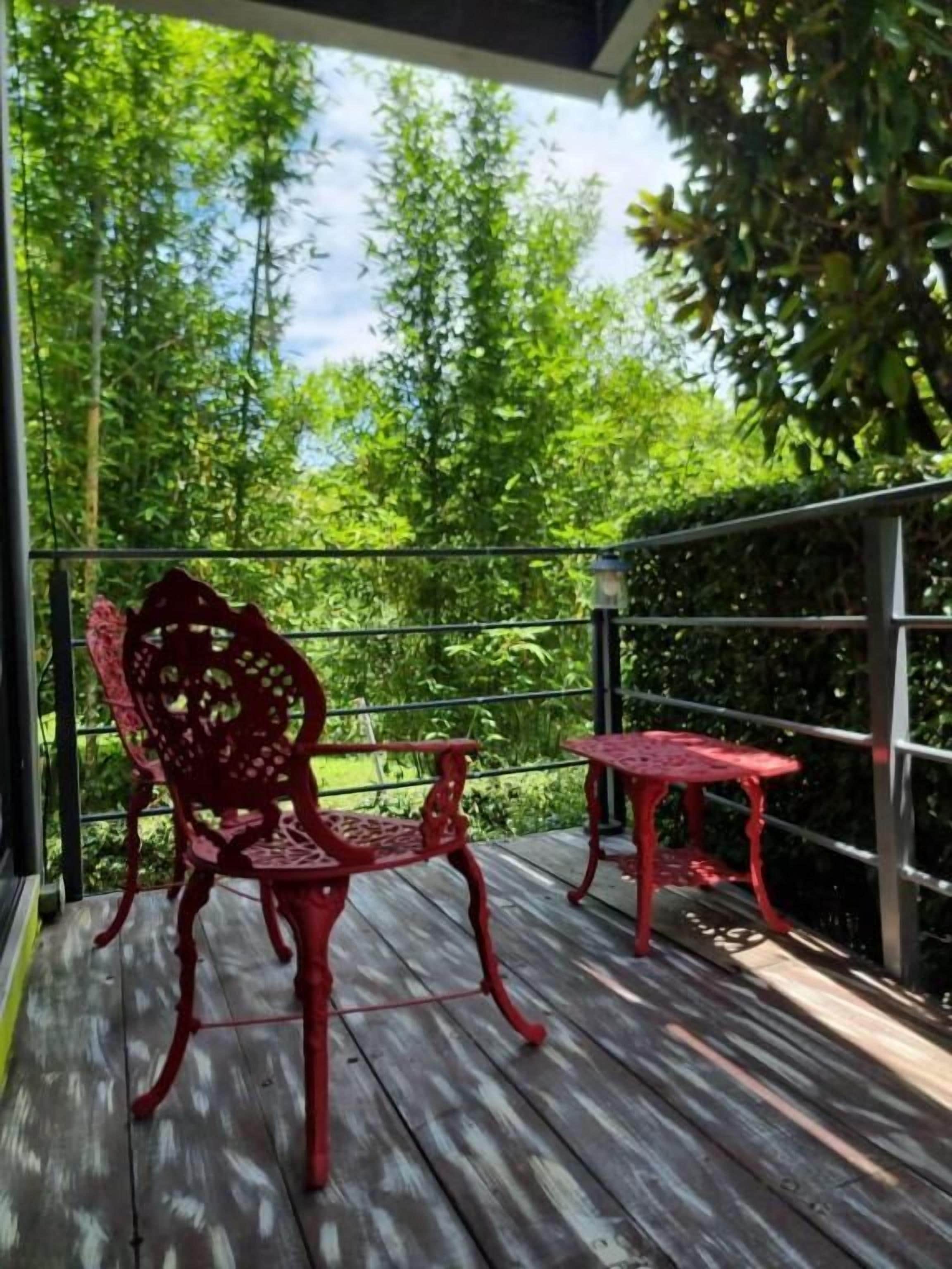 Chambre Deluxe, balcon, vue colline | Terrasse/Patio