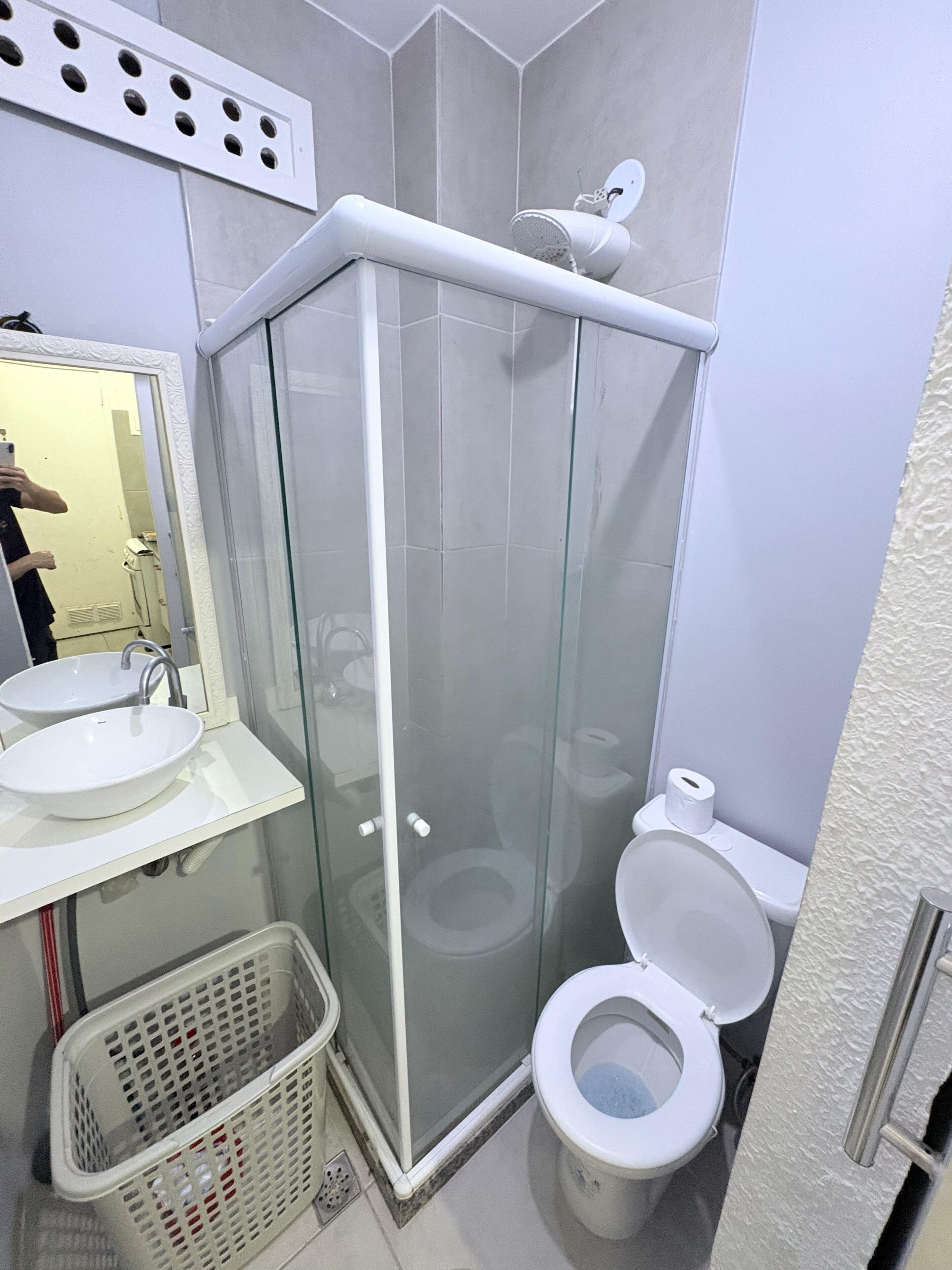 Towels, soap, toilet paper