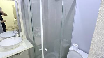 Towels, soap, toilet paper