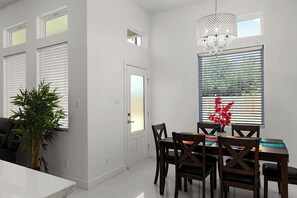 Dining -         2023 Modern 3BR Off Hwy 281 Fast WiFi Workspace Pet Friendly Fenced Yard (Edinburg)