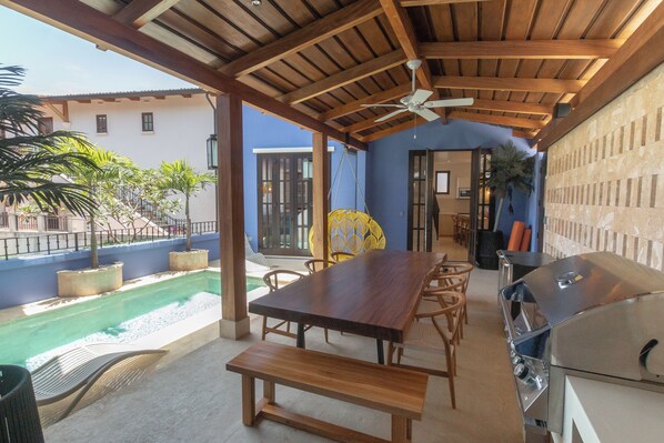 Outdoor dining - 4BR Luxury Villa, Private Pool + Terrace in Las Catalinas (Las Catalinas)