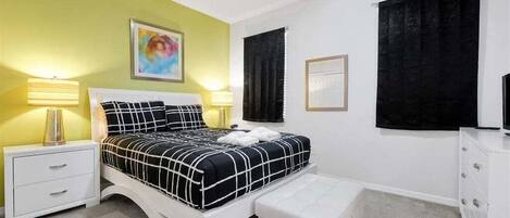 4 bedrooms, desk, iron/ironing board, free WiFi