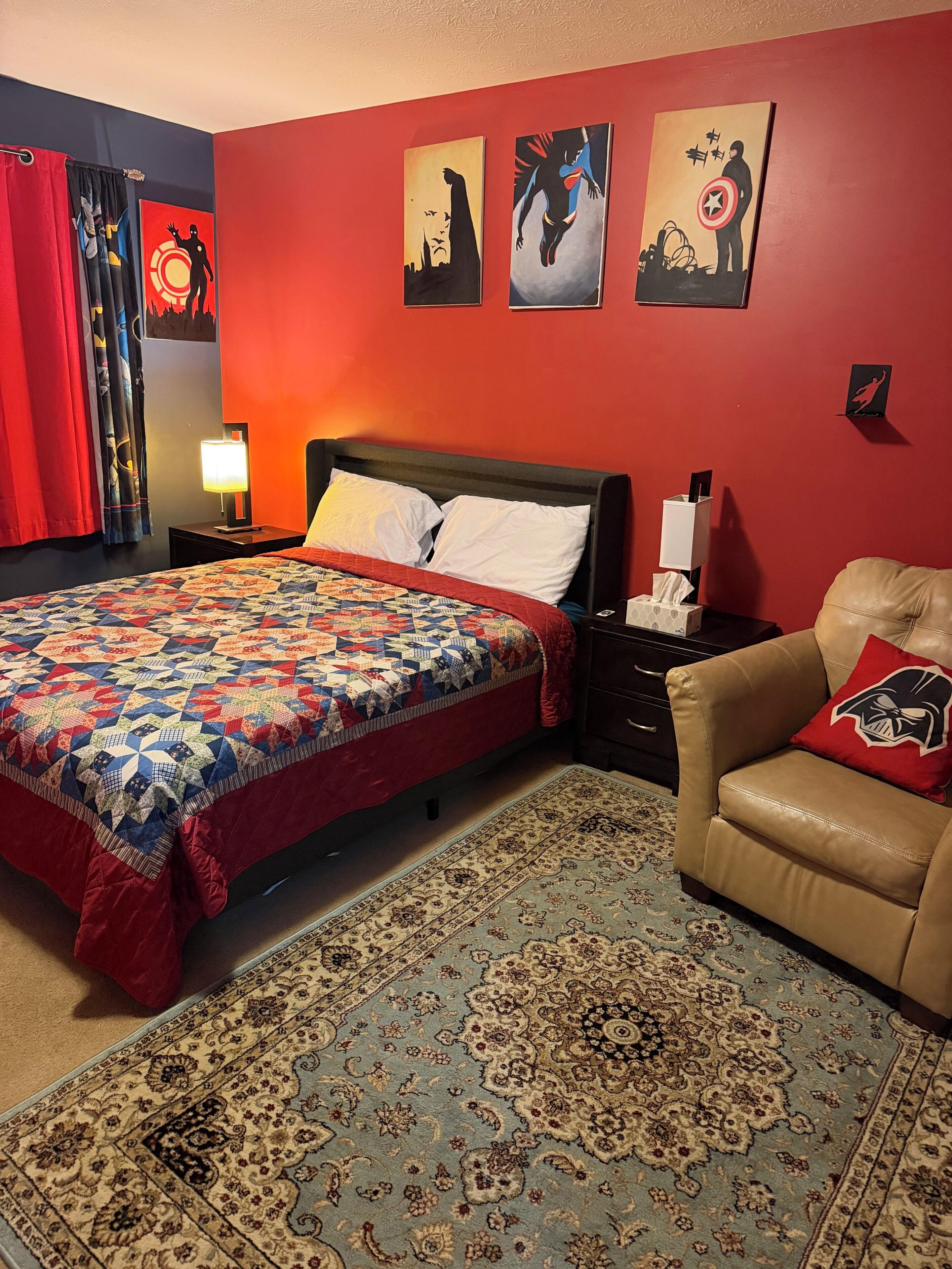 5 bedrooms, desk, iron/ironing board, free WiFi