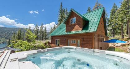 Donner Lakeview Home for 10 Private Hot-Tub