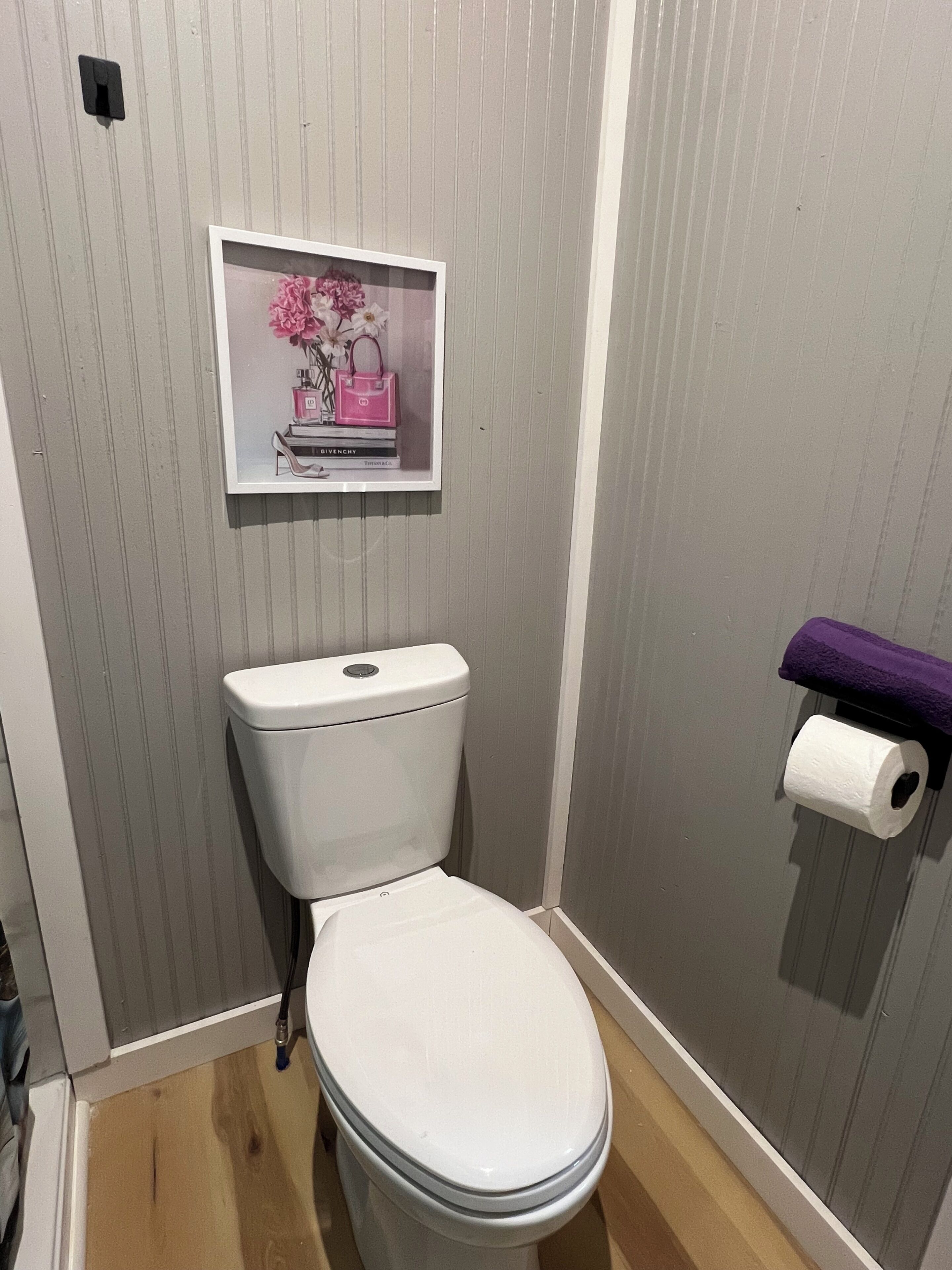 Towels, soap, toilet paper