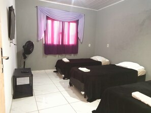 2 habitaciones, internet y ropa de cama