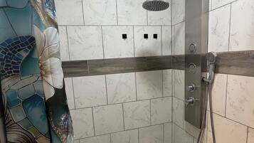 Towels, soap, toilet paper